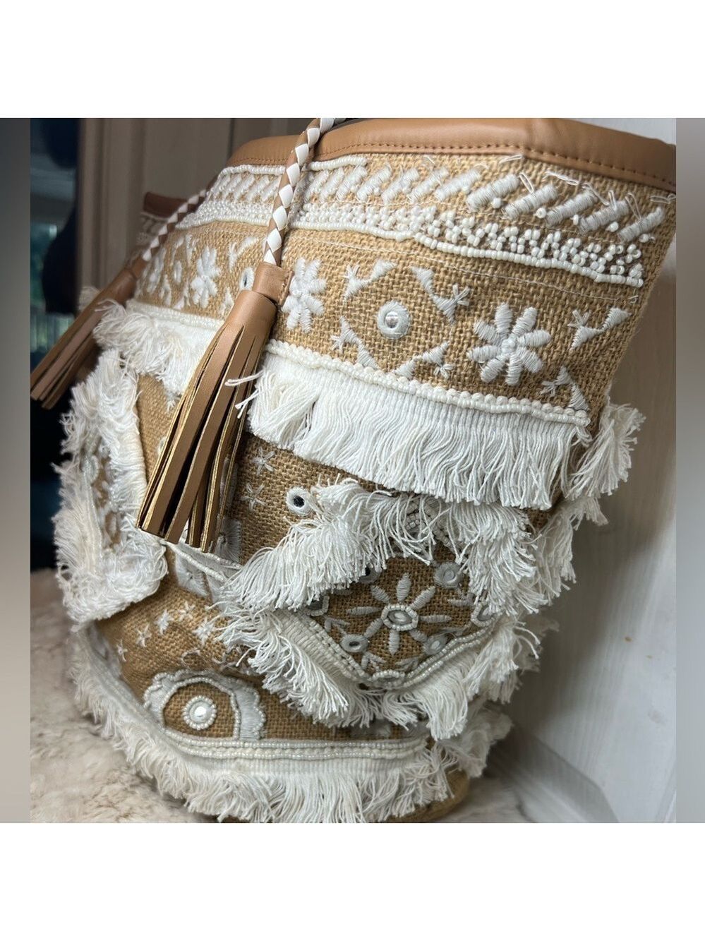 SASHI LULUS BELLY TOTE HOBO BAG - Picture 5 of 14